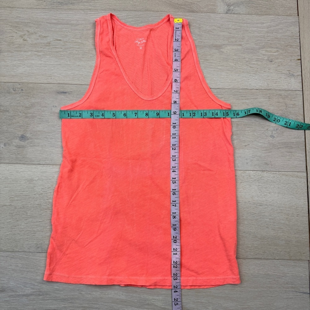 J. Crew Bright Coral Cotton Top - Picture 6 of 6
